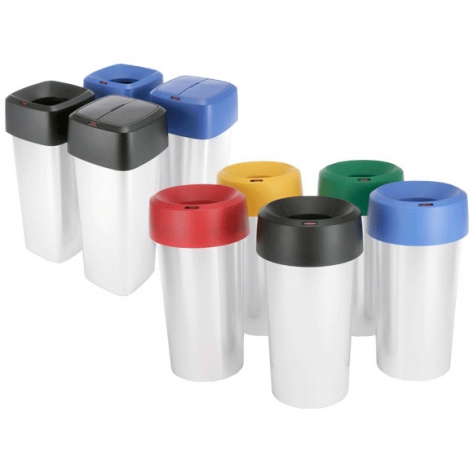 Iris storage container plastic with metallic coating